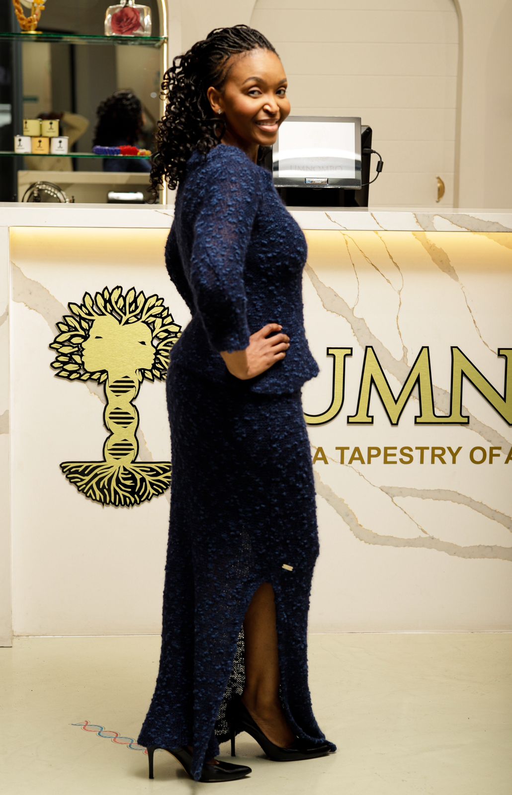 Knit Dress with Apron – UMNOMBO Apparel